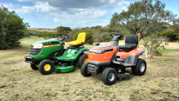 Arbeidsloon campsite tractor